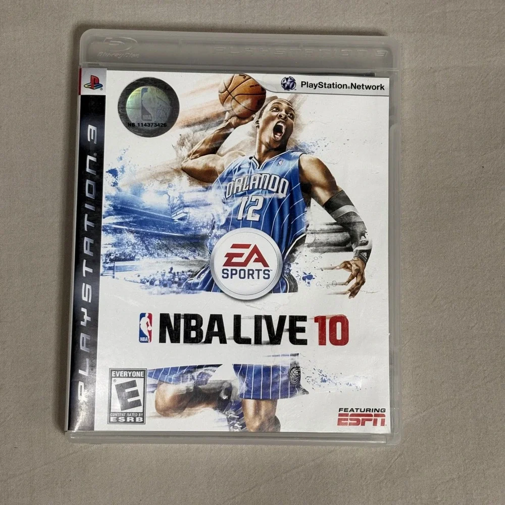 NBA Live 10 Sony PlayStation 3 PS3 Game EA Sports Dwight Howard Complete CIB